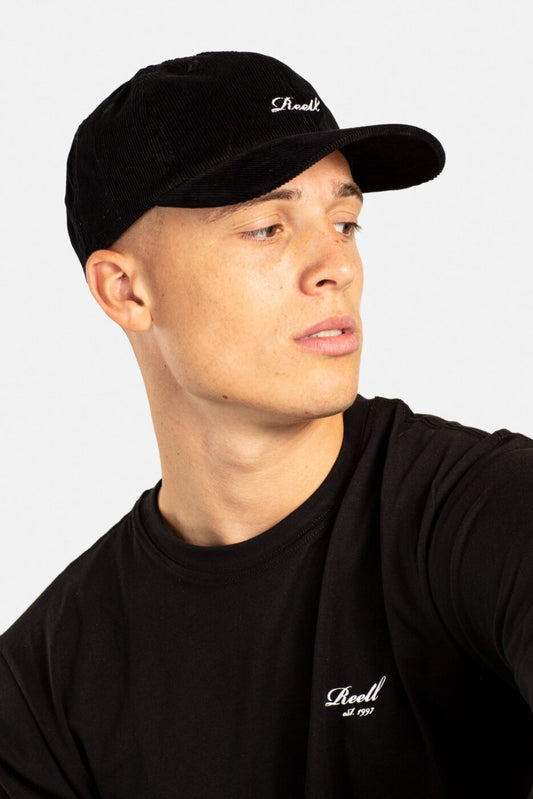 REELL "SINGLE SCRIPT" CAP BLACK CORD