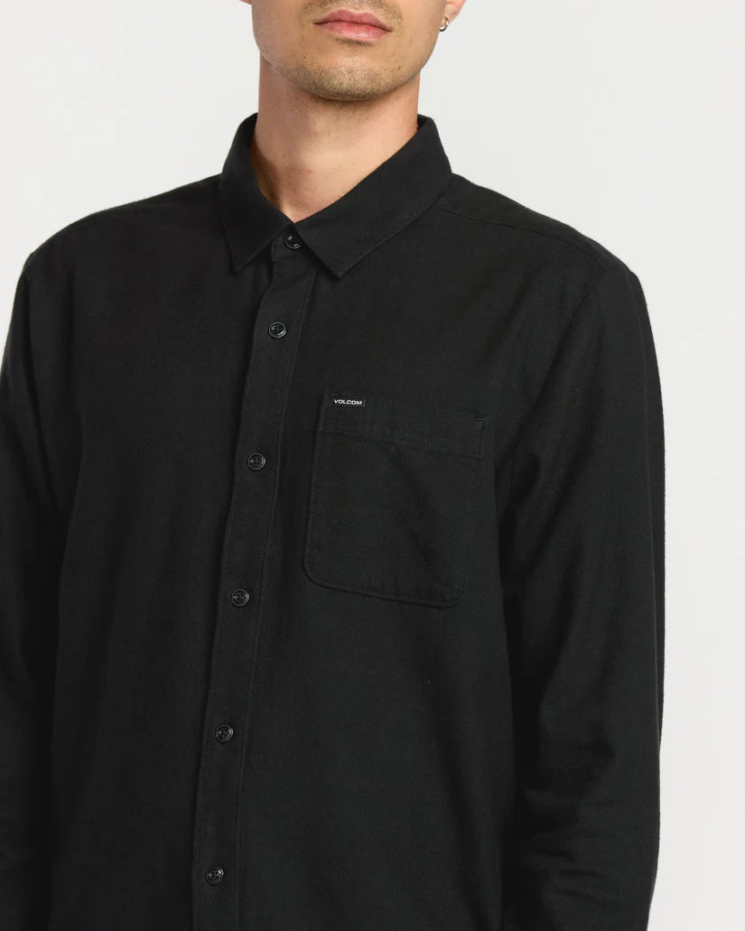 VOLCOM "CADEN" HEMD BLACK