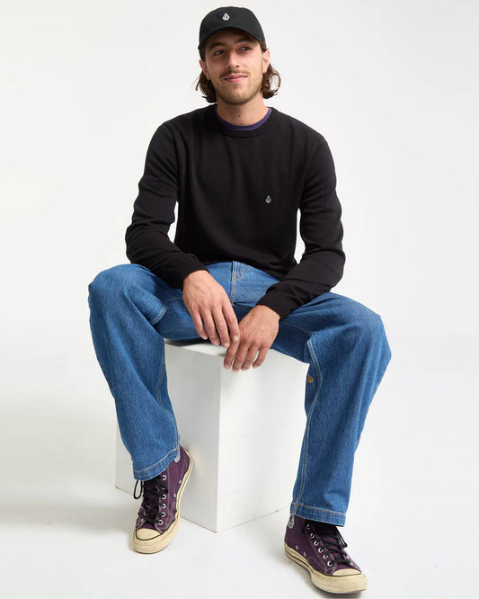 VOLCOM "UPERSTAND" SWEATER BLACK