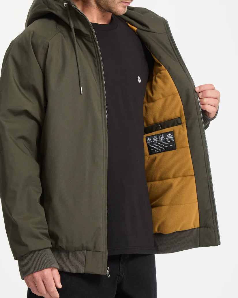 VOLCOM "HERNAN 10K" JACKE OLIVE