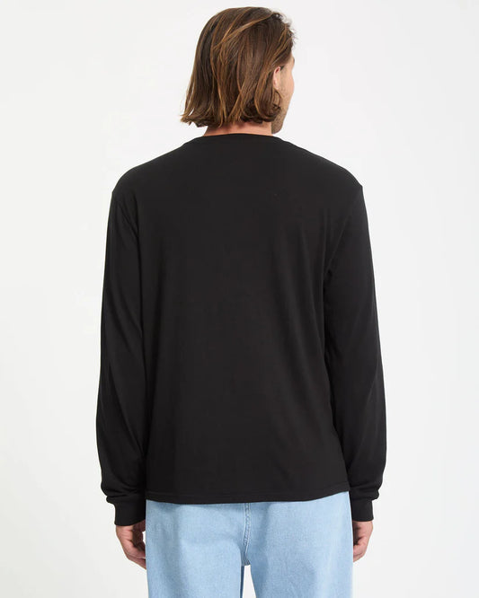 VOLCOM "STONE BLANKS" LONGSLEEVE BLACK