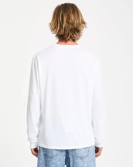 VOLCOM "STONE BLANKS" LONGSLEEVE WHITE