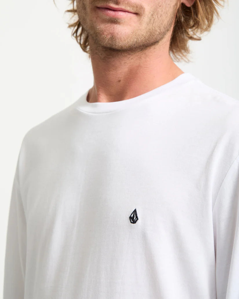 VOLCOM "STONE BLANKS" LONGSLEEVE WHITE