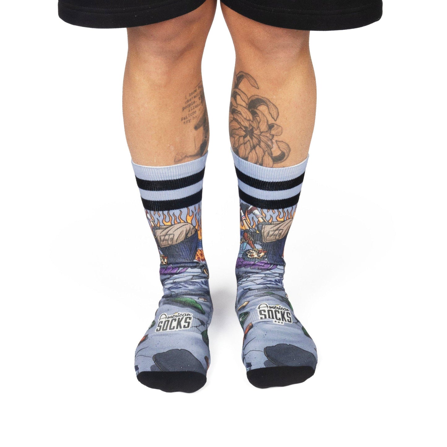 AMERICAN SOCKS "THRASHPALS" SOCKS (S/M)