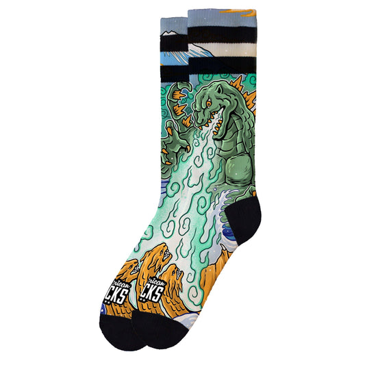 AMERICAN SOCKS "KAIJU KING" SOCKS (S/M)