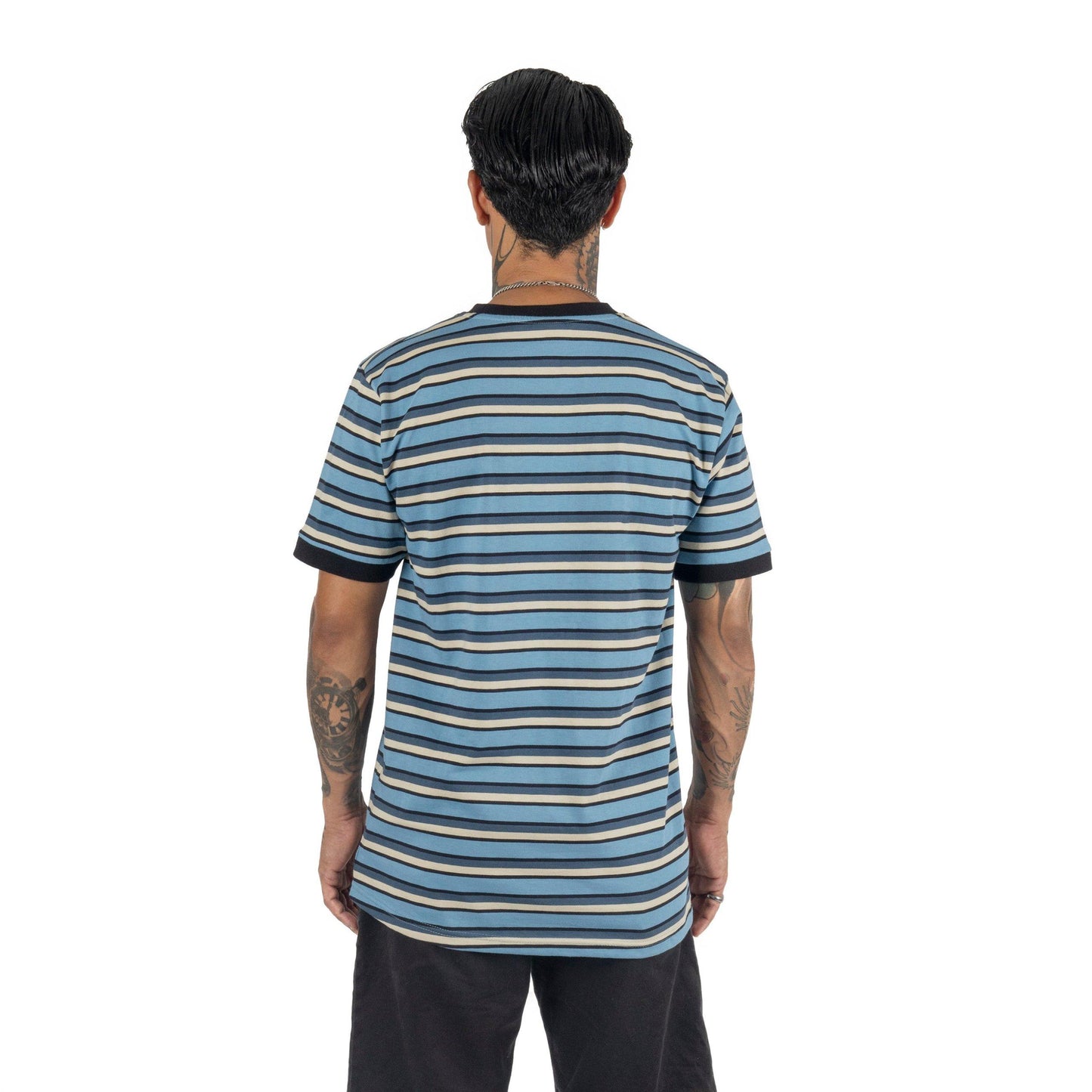 AMERICAN SOCKS "STRIPED" T-SHIRT