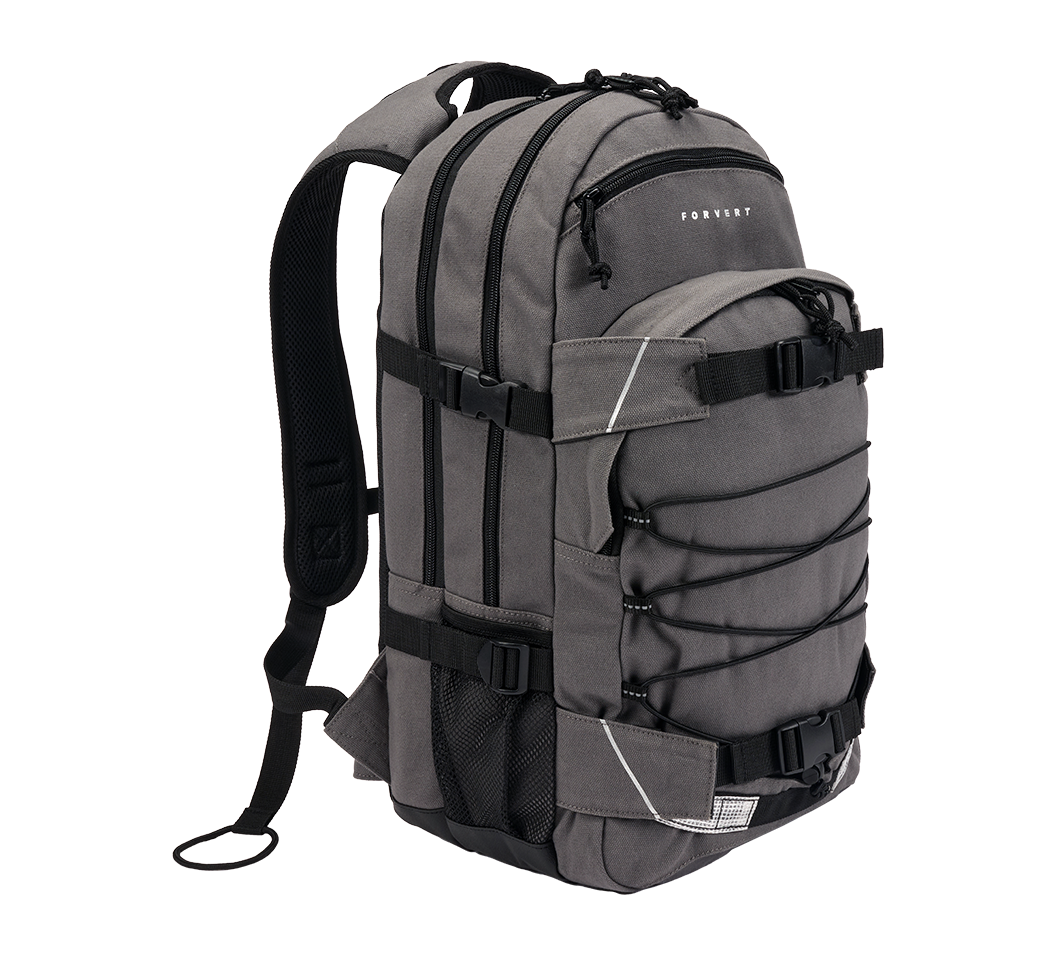 FORVERT "CANVAS LAPTOP LOUIS" BACKPACK DARK GREY