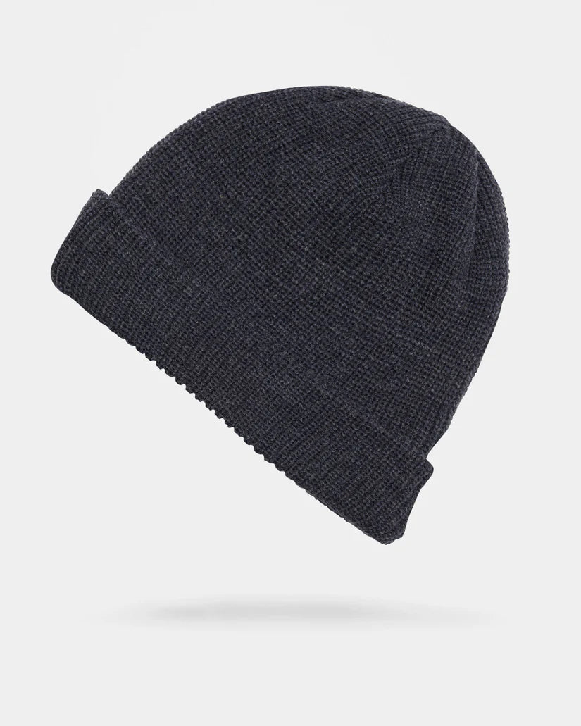 VOLCOM "FULL STONE" BEANIE CHARCOAL HEATHER