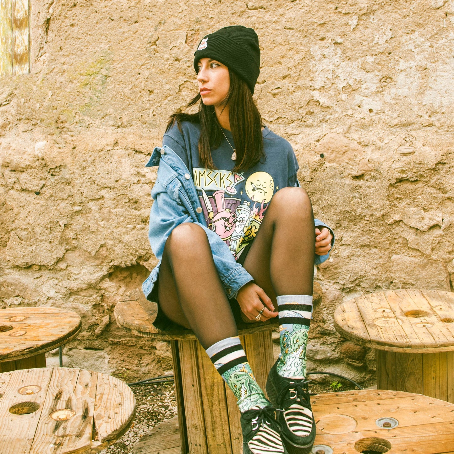 AMERICAN SOCKS "KAIJU KING" SOCKS (S/M)