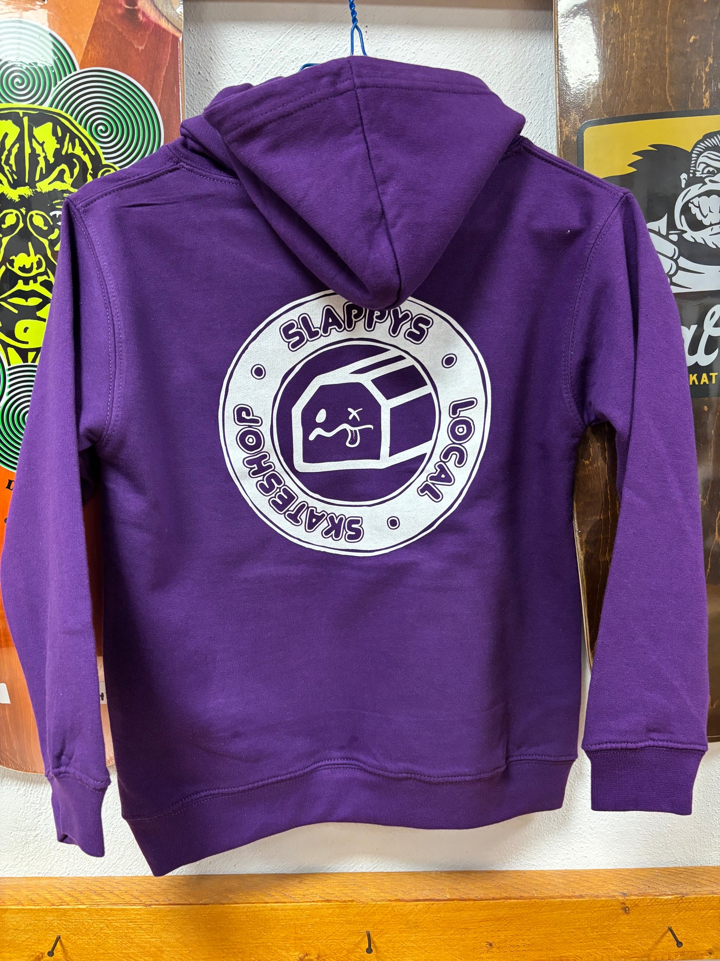 SLAPPYS KIDS "OG" HOODIE PURPLE