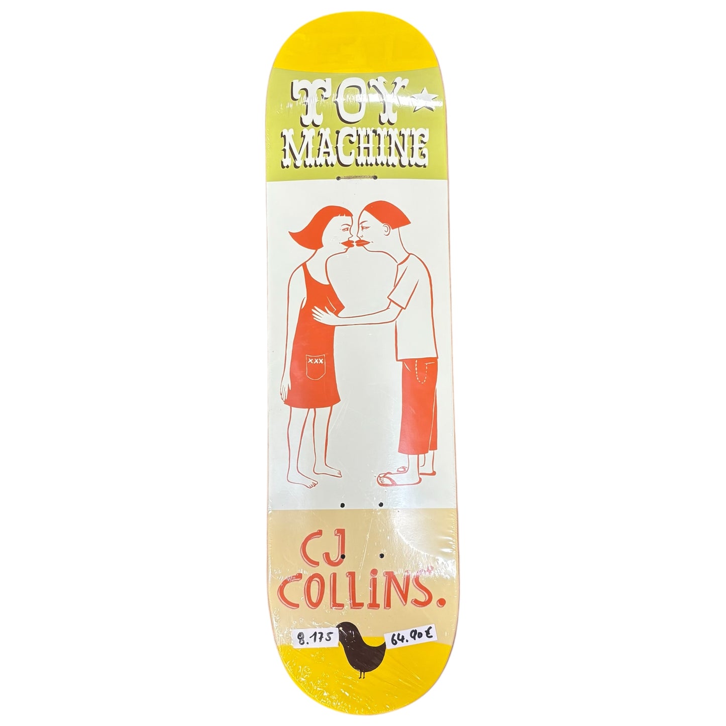 TOY MACHINE "CJ COLLINS" DECK 8.125