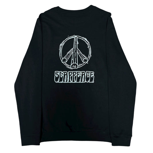 SLAPPYS PEACE SWEATER BLACK