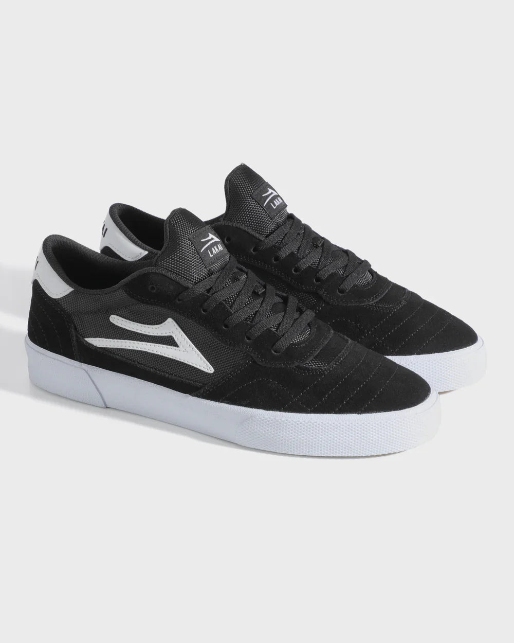 LAKAI "CAMBRIDGE" SHOES BLACK/WHITE