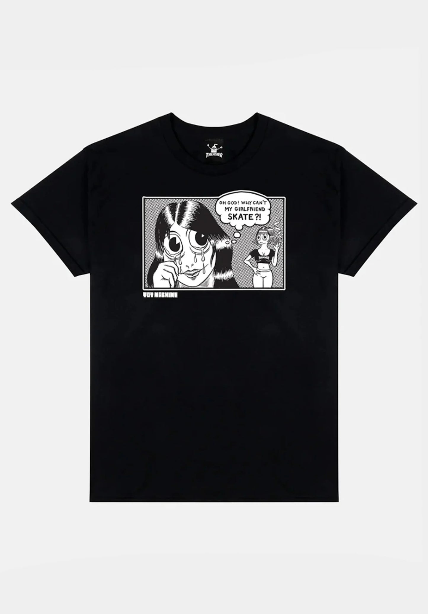 THRASHER X TOY MACHINE "GIRLFRIEND" T-SHIRT