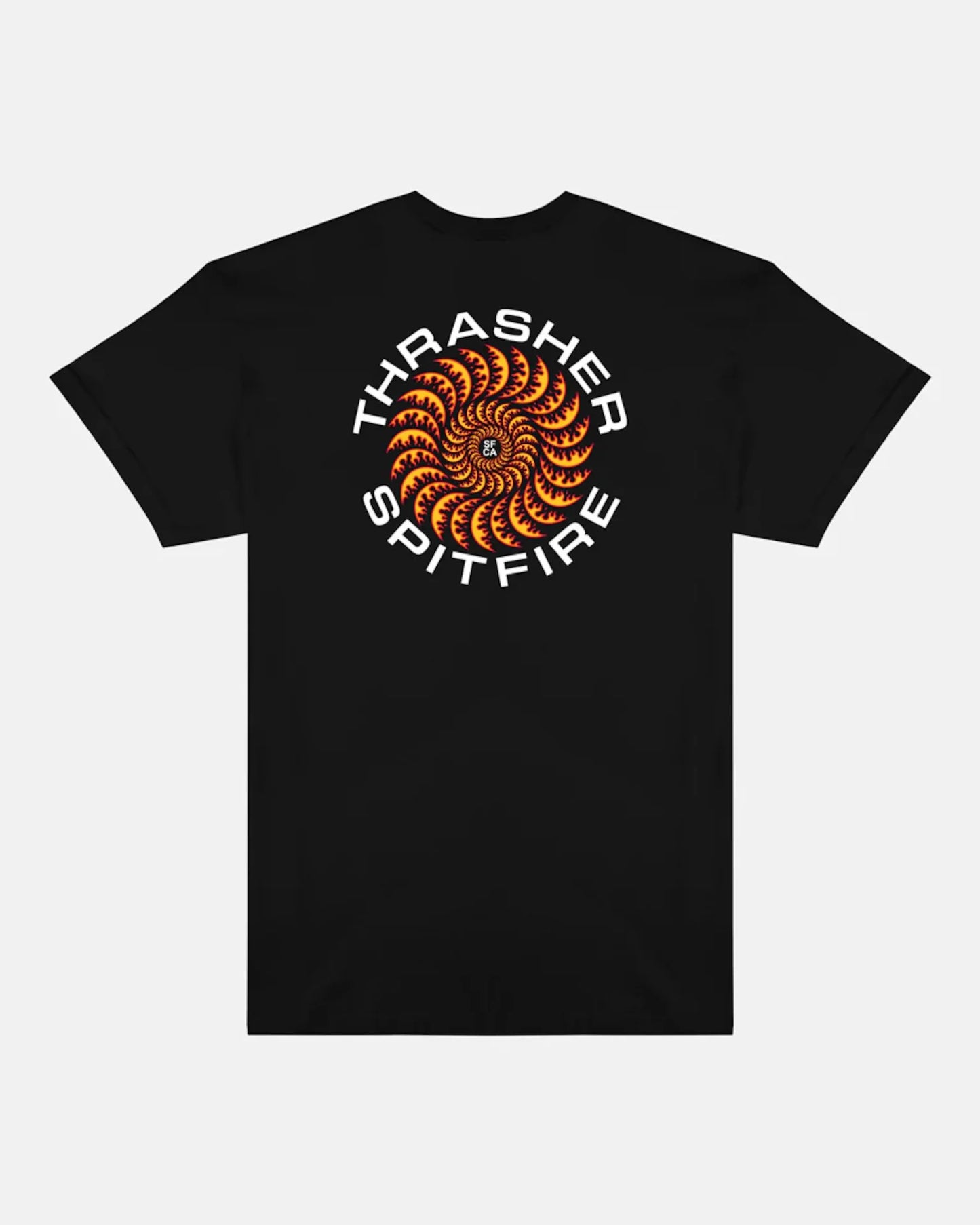THRASHER X SPITFIRE "SWIRL" T-SHIRT