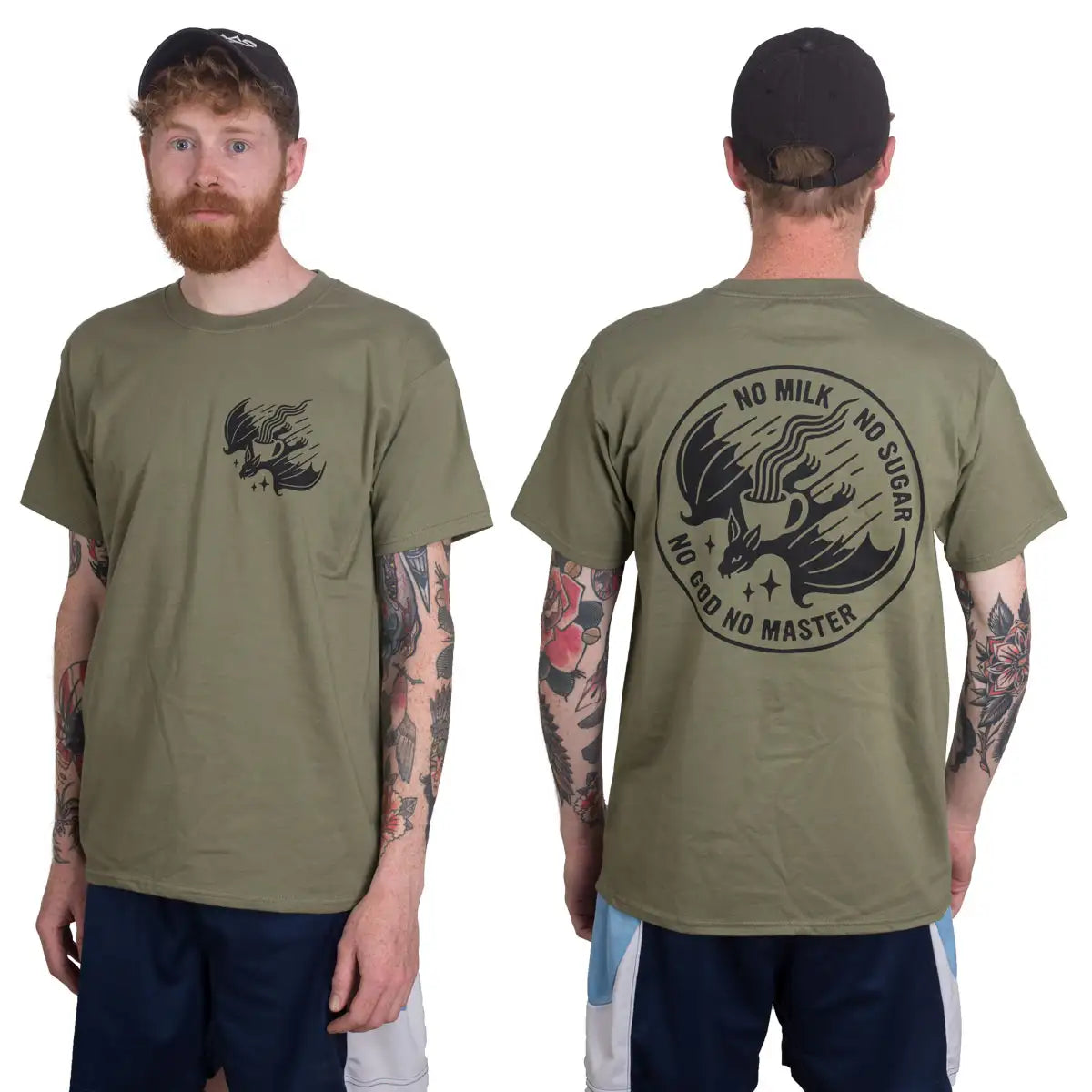 DEATH BY COFFEE "COFFEE BAT" T-SHIRT
