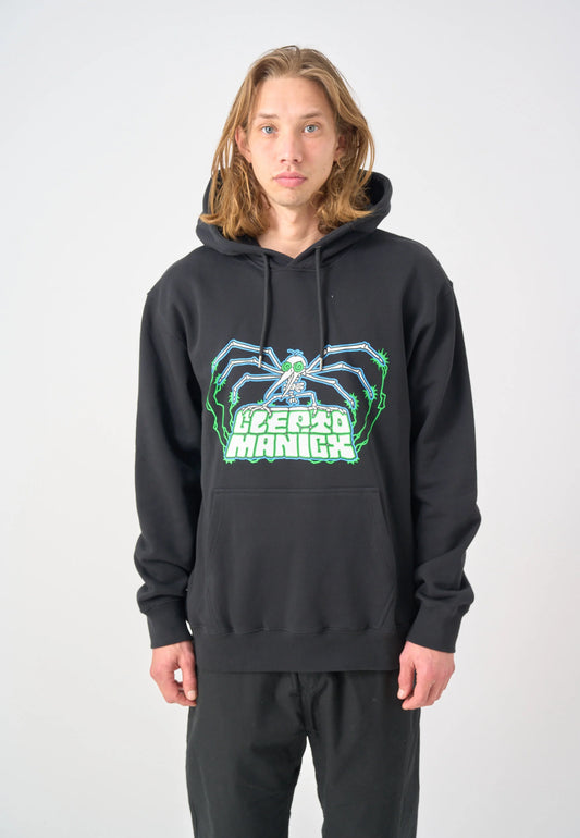 CLEPTOMANIX "GRAVE GULL" HOODIE BLACK