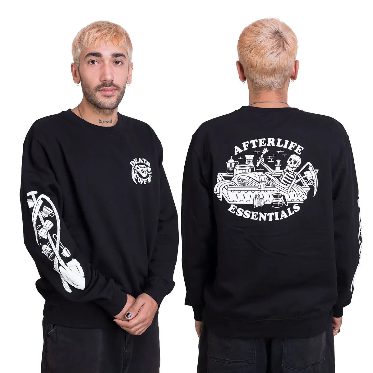 DEATH BY COFFEE "ESSENTIALS" SWEATER