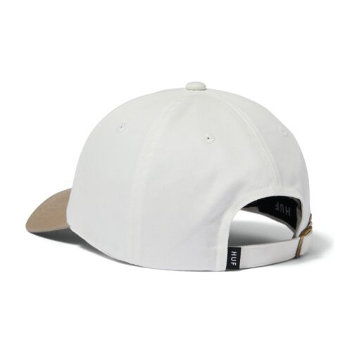 HUF "LONG SHOT" CAP WHITE