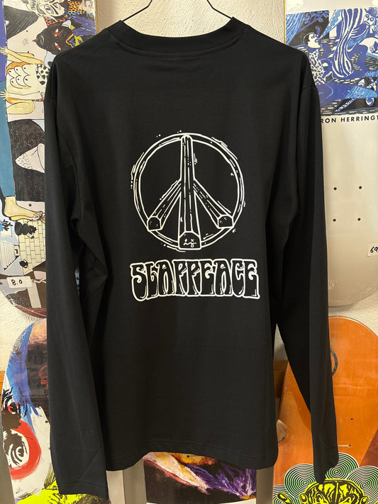 SLAPPYS "PEACE" OVERSIZED LONGSLEEVE
