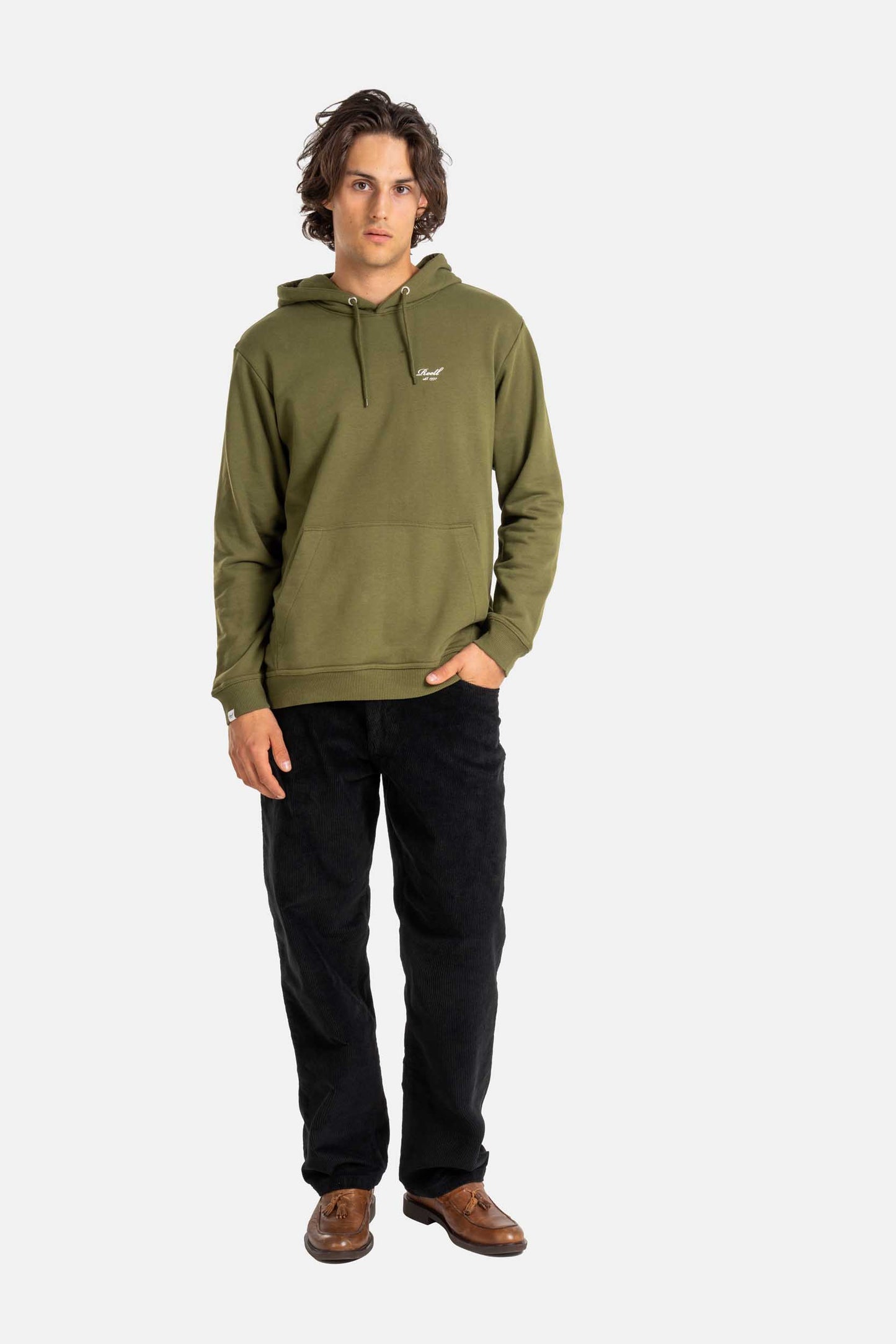 REELL "SOLID" PANT BLACK CORD