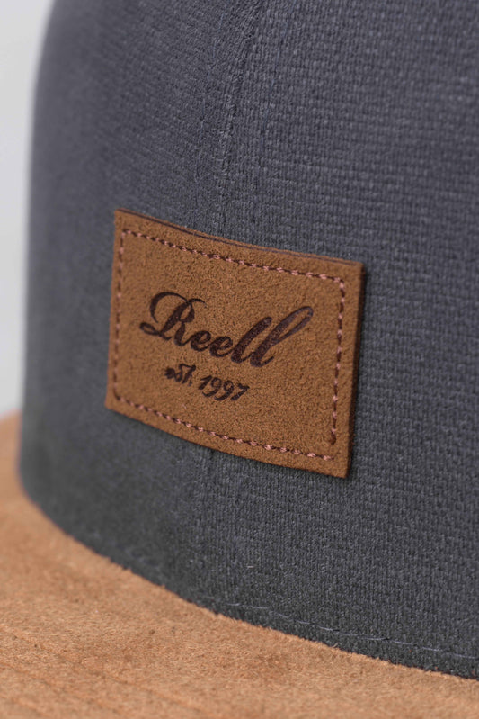 REELL "SUEDE" CAP CHARCOAL