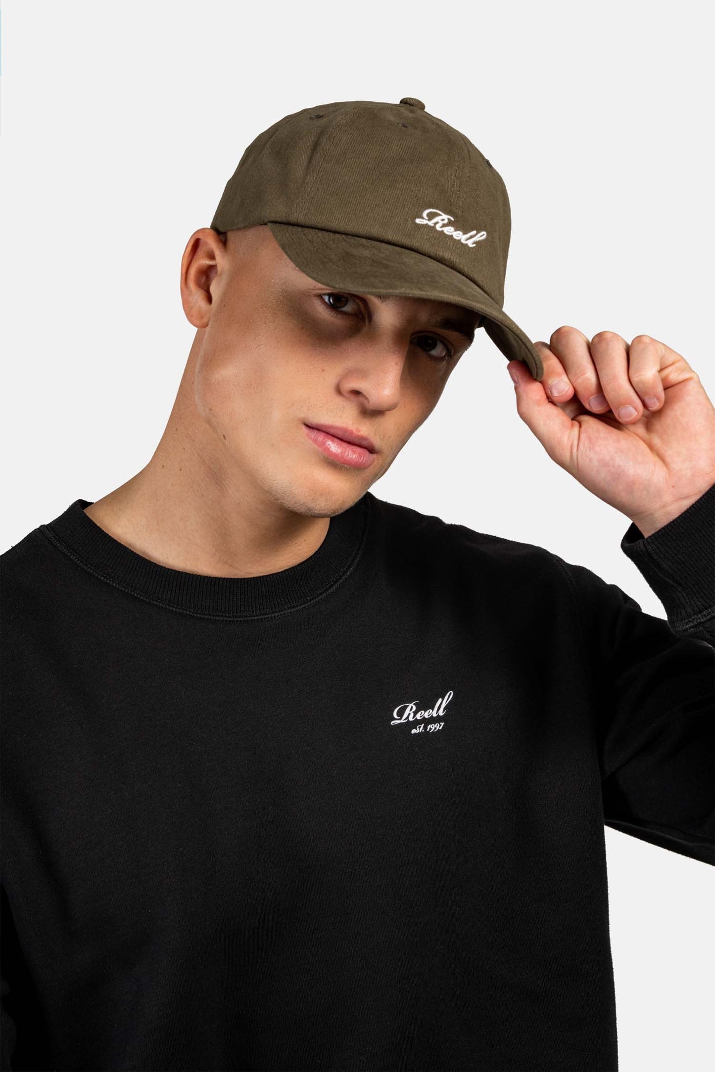 REELL "SINGLE SCRIPT" CAP OLIVE