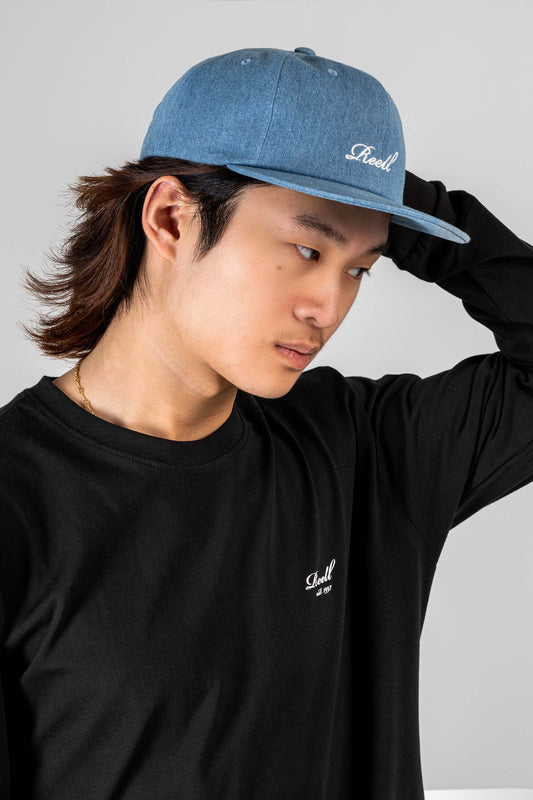 REELL "LOW PITCH" CAP STONE BLUE