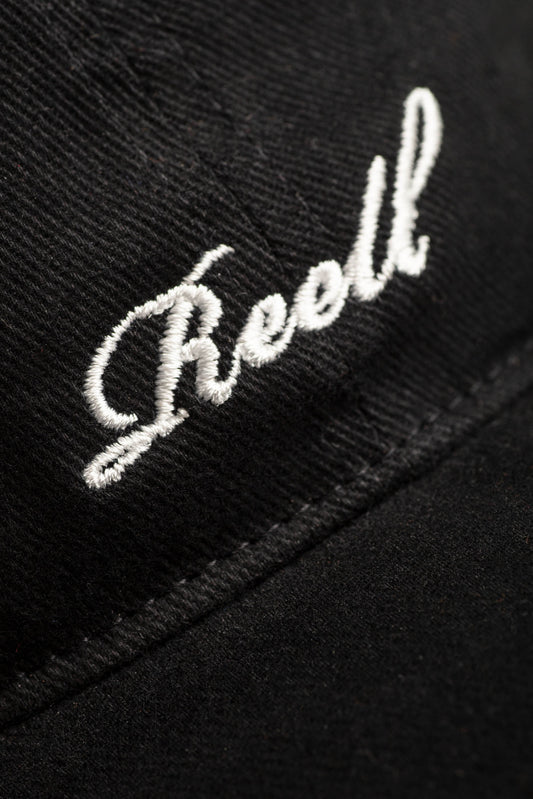 REELL "SINGLE SCRIPT" CAP BLACK