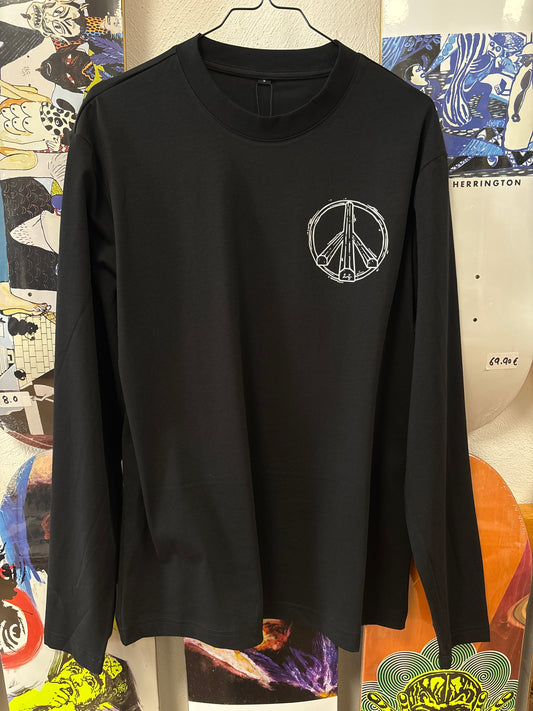 SLAPPYS "PEACE" OVERSIZED LONGSLEEVE