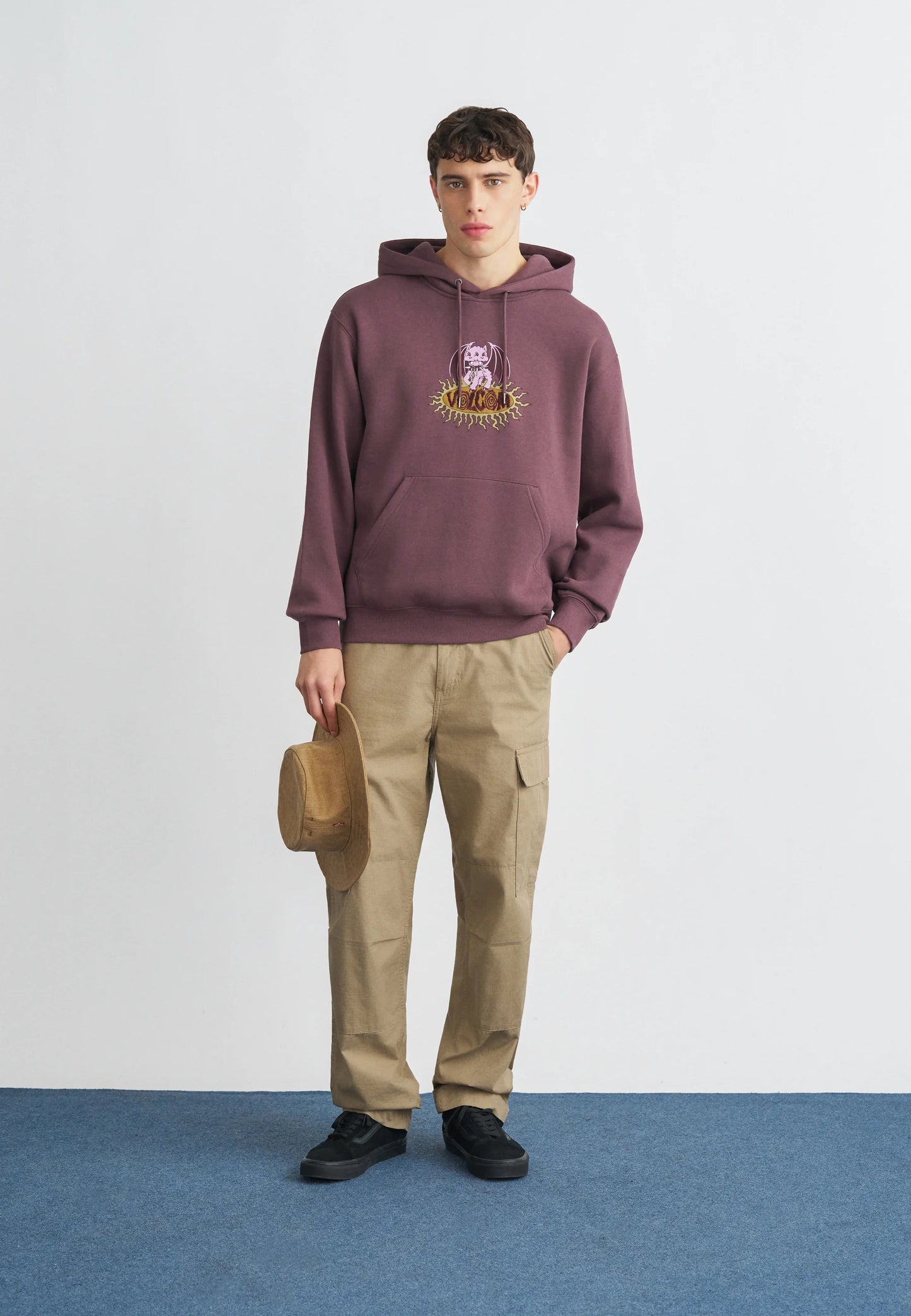 VOLCOM "NODER PO" HOODIE PISTOL PUNSH