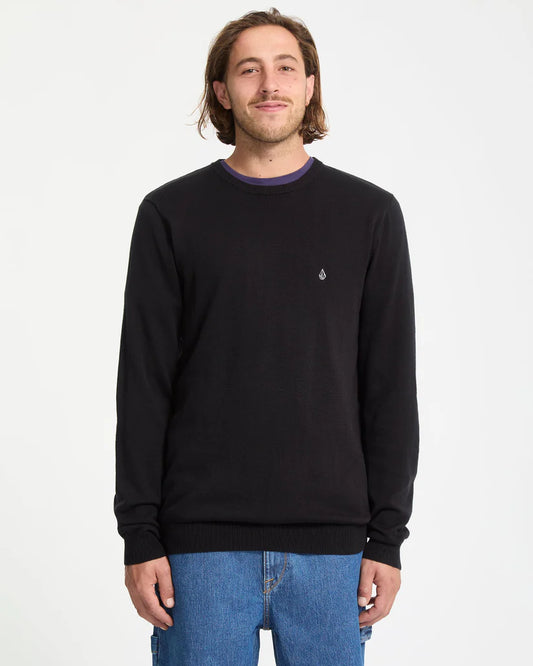 VOLCOM "UPERSTAND" SWEATER BLACK