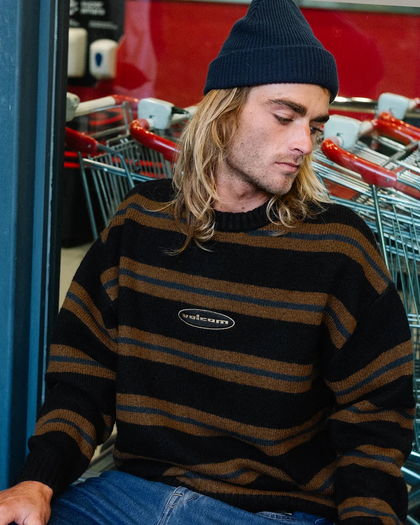 VOLCOM "STRIPERLAND" SWEATER