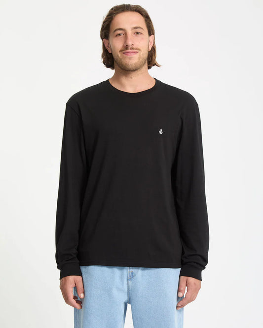 VOLCOM "STONE BLANKS" LONGSLEEVE BLACK