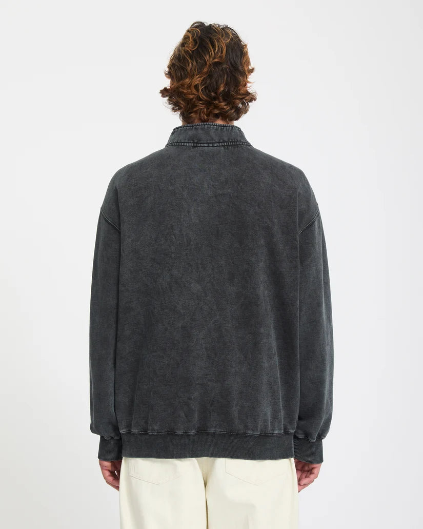 VOLCOM "SINGLE STONE QUARTER ZIP" SWEATER