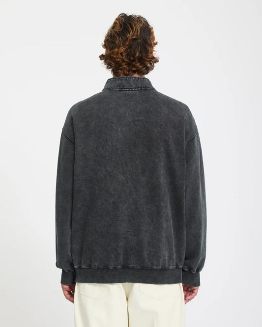 VOLCOM "SINGLE STONE QUARTER ZIP" SWEATER