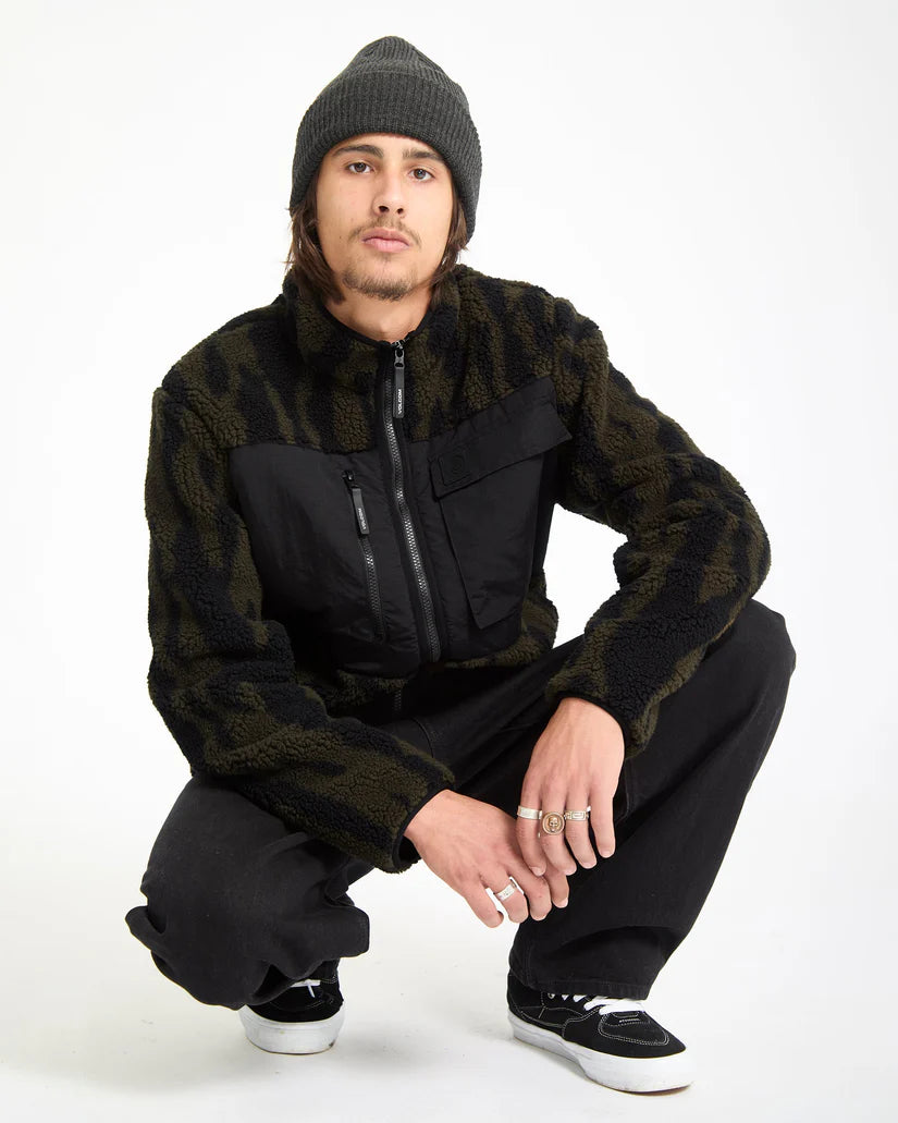 VOLCOM "STORM STONE" FLEECE-ZIPPER