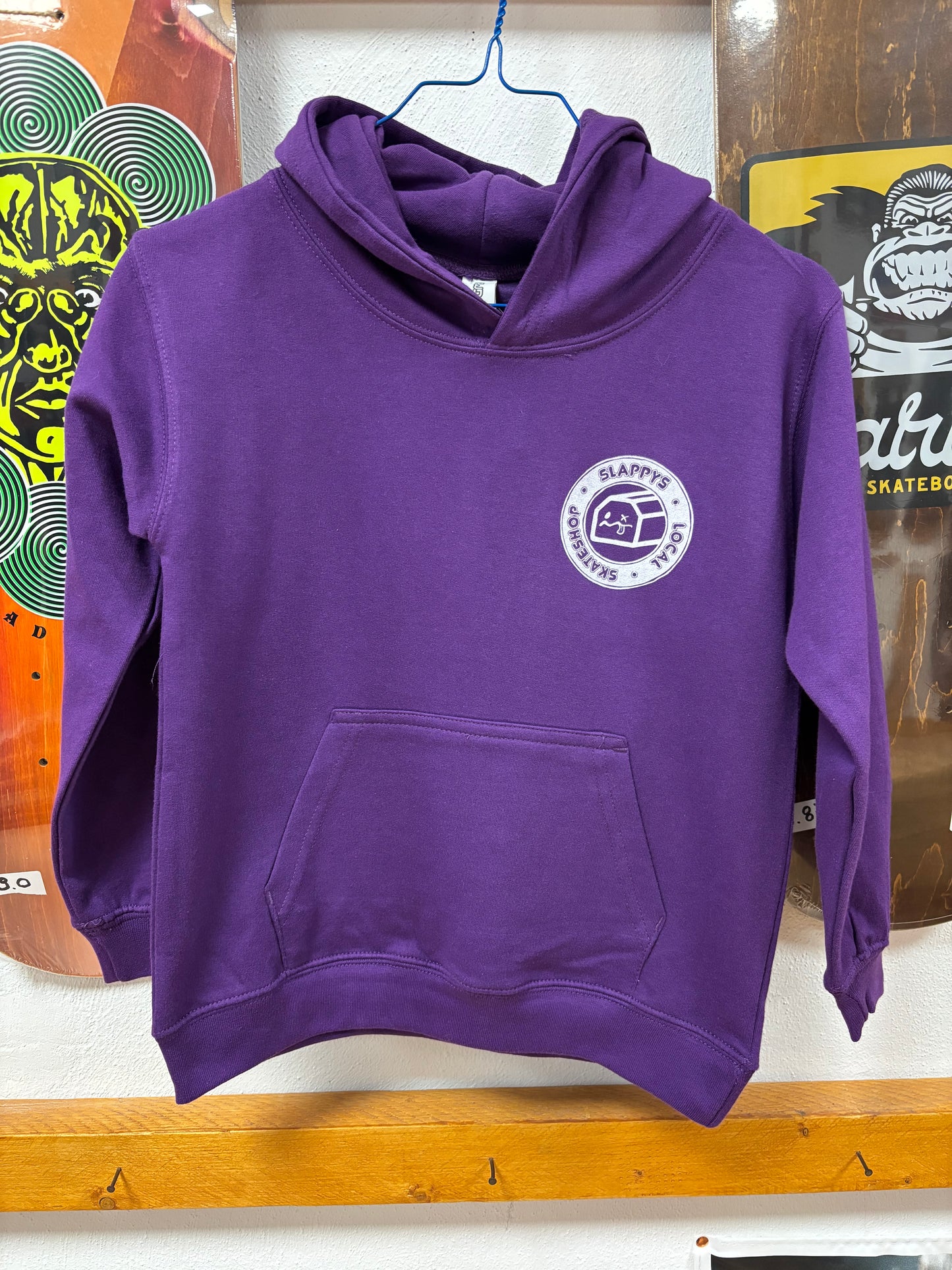 SLAPPYS KIDS "OG" HOODIE PURPLE
