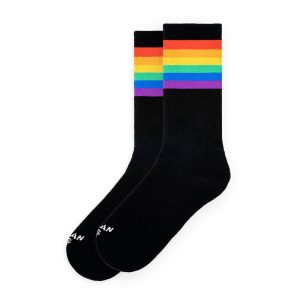 AMERICAN SOCKS " RAINBOW PRIDE(BLACK)" SOCKS