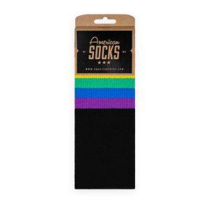 AMERICAN SOCKS " RAINBOW PRIDE(BLACK)" SOCKS