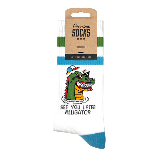 AMERICAN SOCKS "SEE YOU LATER" SOCKS