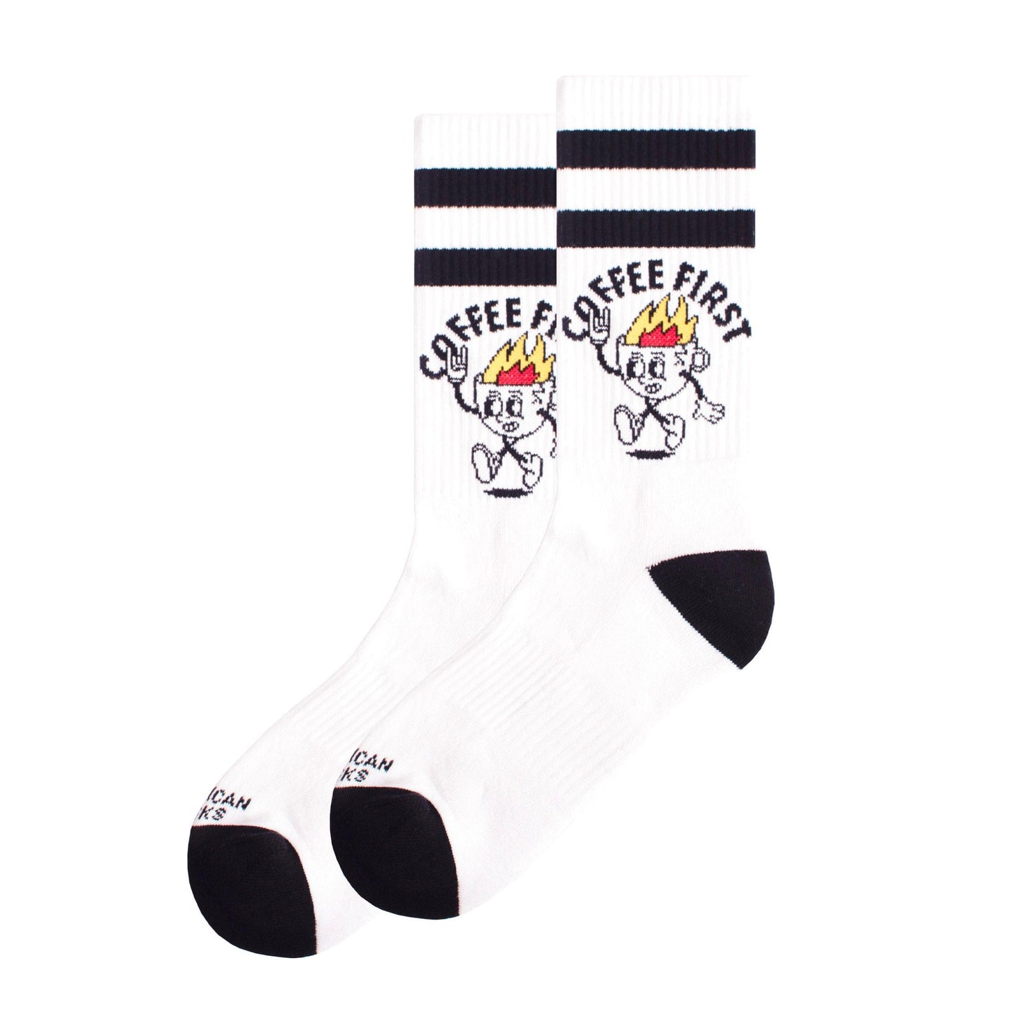 AMERICAN SOCKS "COFFEE FIRST" SOCKS