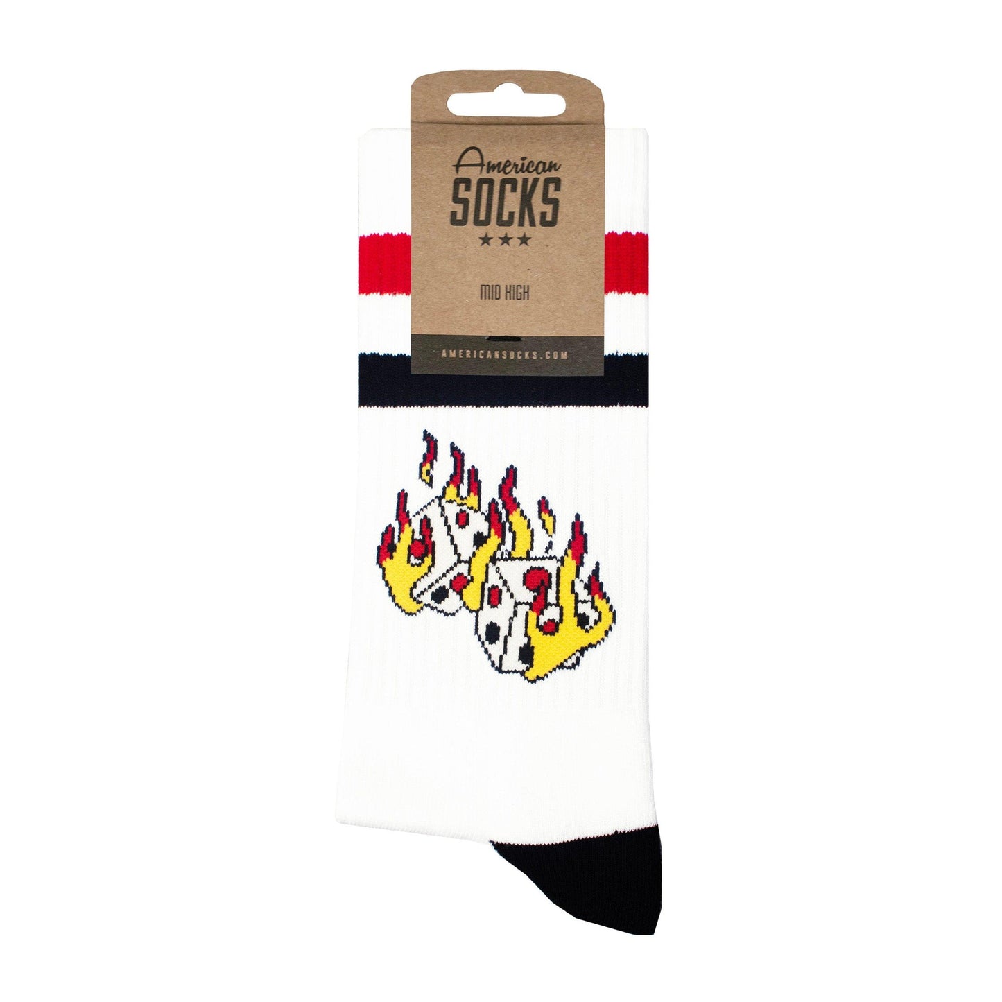 AMERICAN SOCKS "ROLL THE DICE" SOCKS