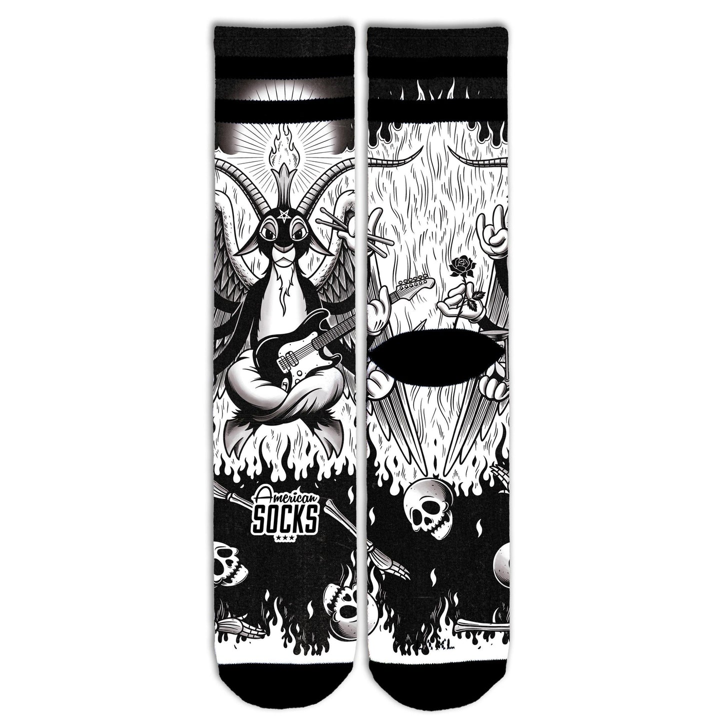 AMERICAN SOCKS "BAPHOMET" SOCKS (L/XL)