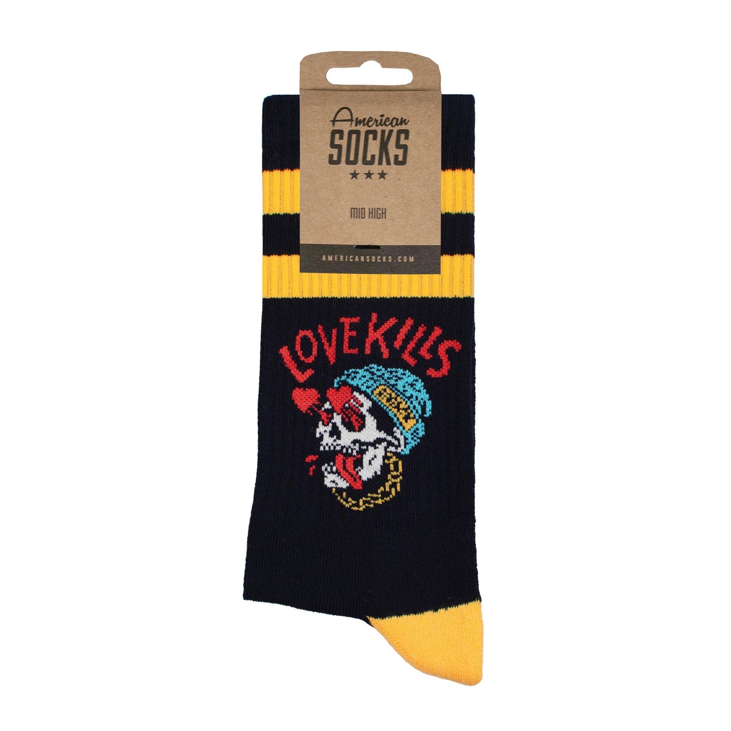 AMERICAN SOCKS "LOVE KILLS" SOCKS