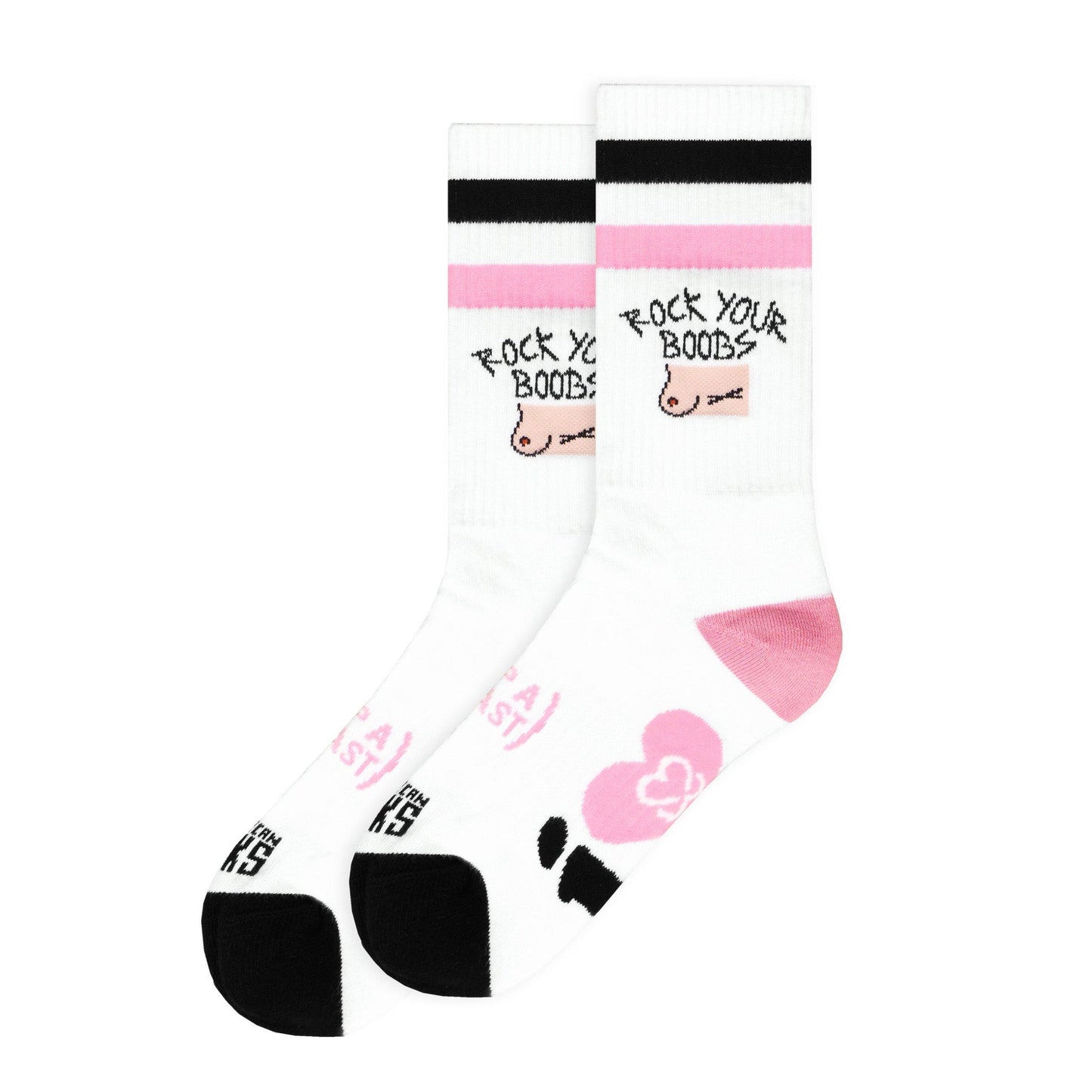 AMERICAN SOCKS "KAP-ROCK YOUR BOOBS" SOCKS