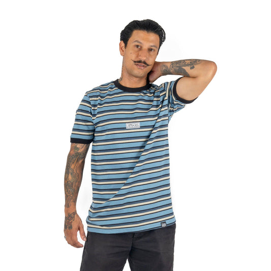 AMERICAN SOCKS "STRIPED" T-SHIRT
