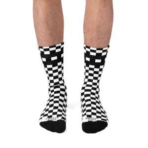 AMERICAN SOCKS "CHECKERBOARD B/W" SOCKS