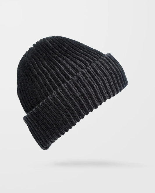 VOLCOM "FULL STONE CUFF" BEANIE BLACK