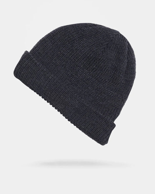 VOLCOM "FULL STONE" BEANIE CHARCOAL HEATHER